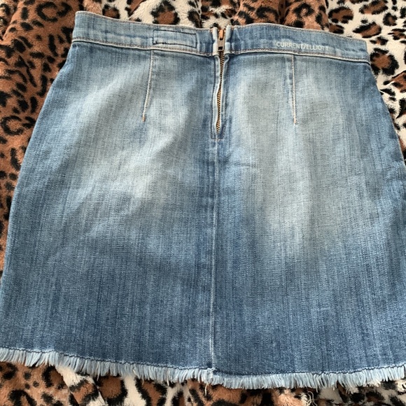 Current/Elliott pencil denim mini skirt ,24 - Picture 2 of 3